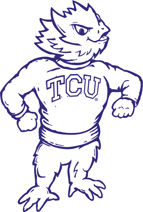 TCU Horned Frogs 1997-2005 Mascot Logo v2 iron on transfers for T-shirts